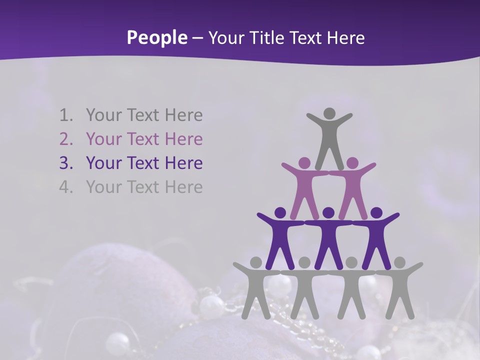 Ostereier Lila PowerPoint Template