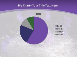 Purple Mottled Dyed PowerPoint Template