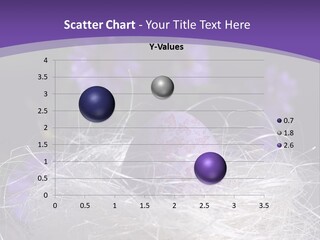 Purple Mottled Dyed PowerPoint Template