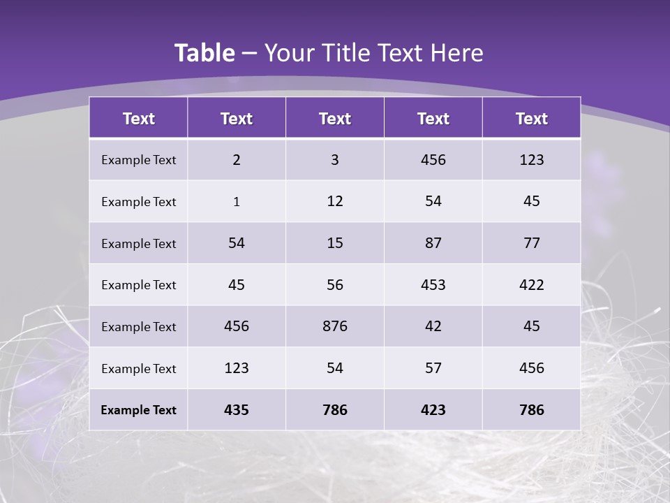 Purple Mottled Dyed PowerPoint Template