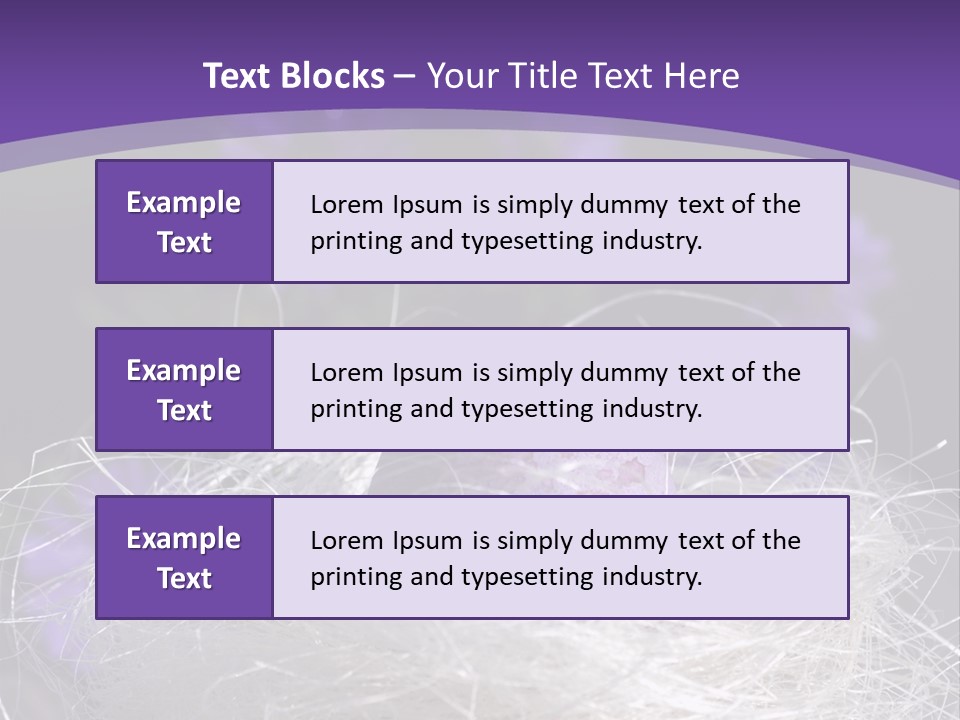 Purple Mottled Dyed PowerPoint Template
