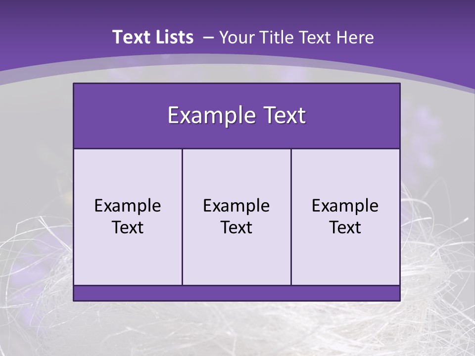 Purple Mottled Dyed PowerPoint Template