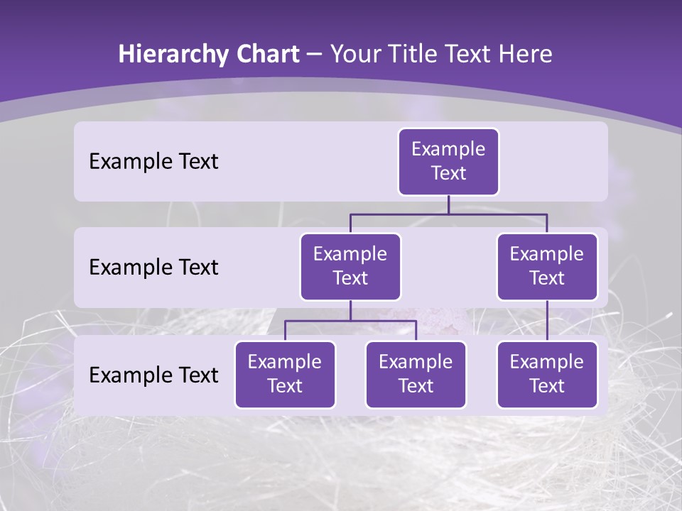 Purple Mottled Dyed PowerPoint Template