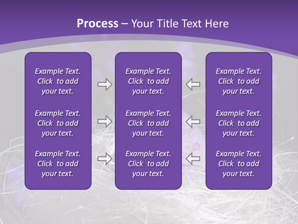 Purple Mottled Dyed PowerPoint Template