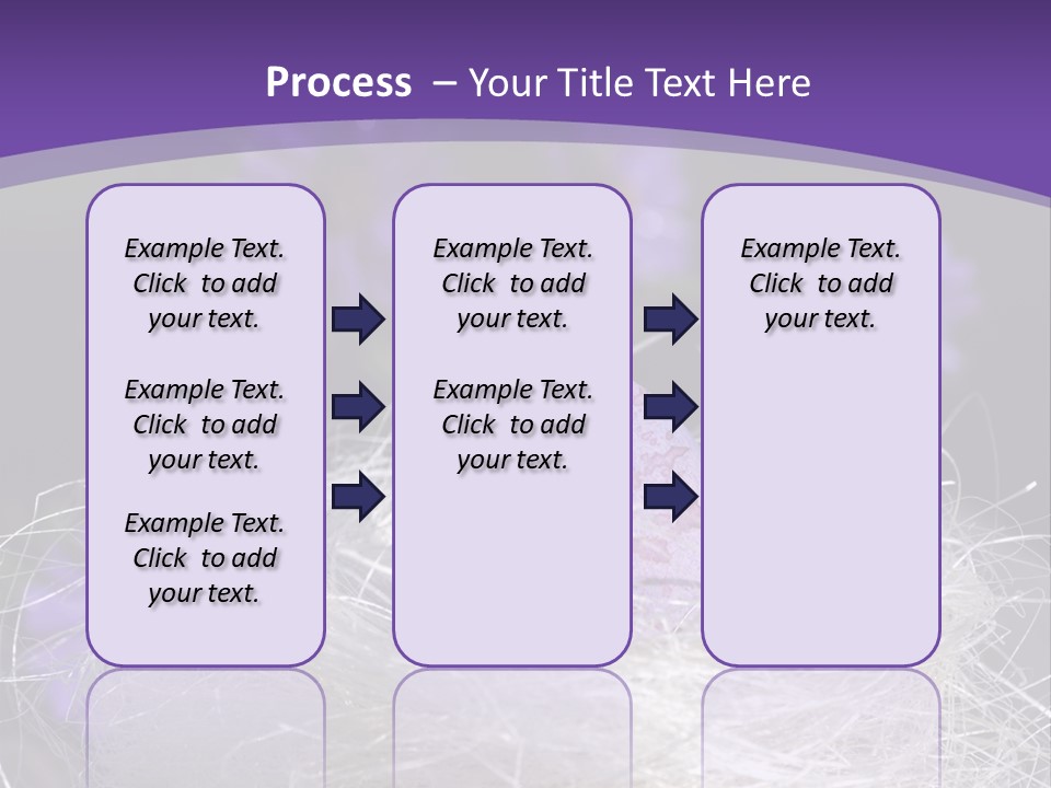 Purple Mottled Dyed PowerPoint Template