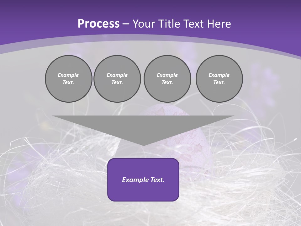 Purple Mottled Dyed PowerPoint Template