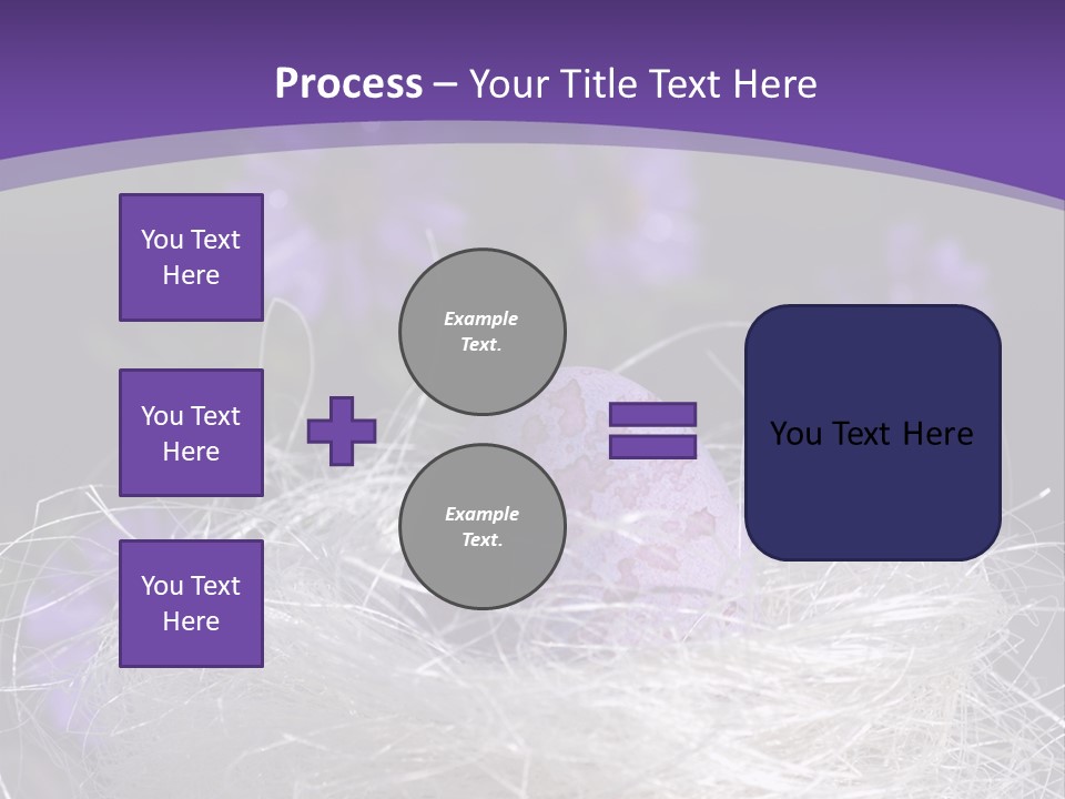 Purple Mottled Dyed PowerPoint Template