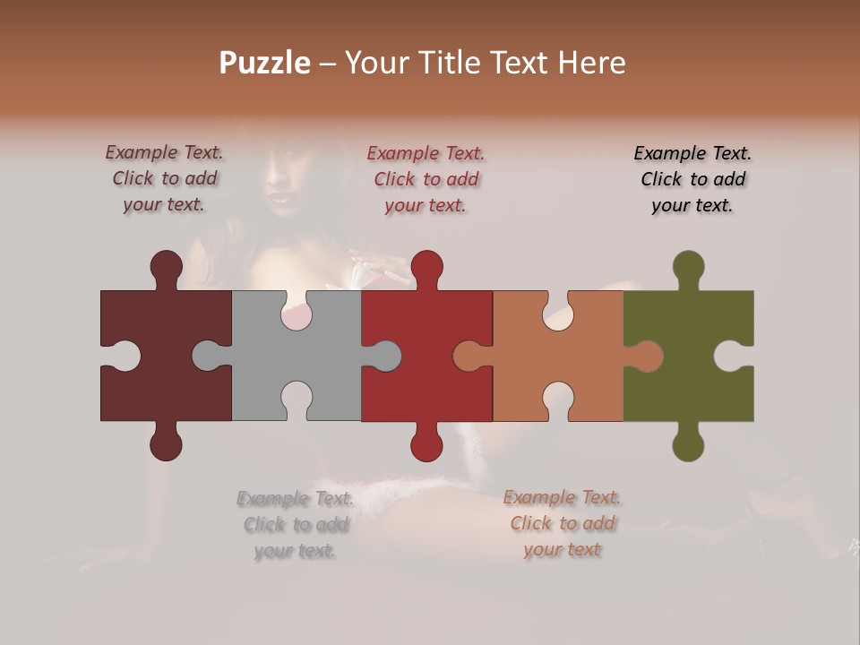 Santa Girl PowerPoint Template