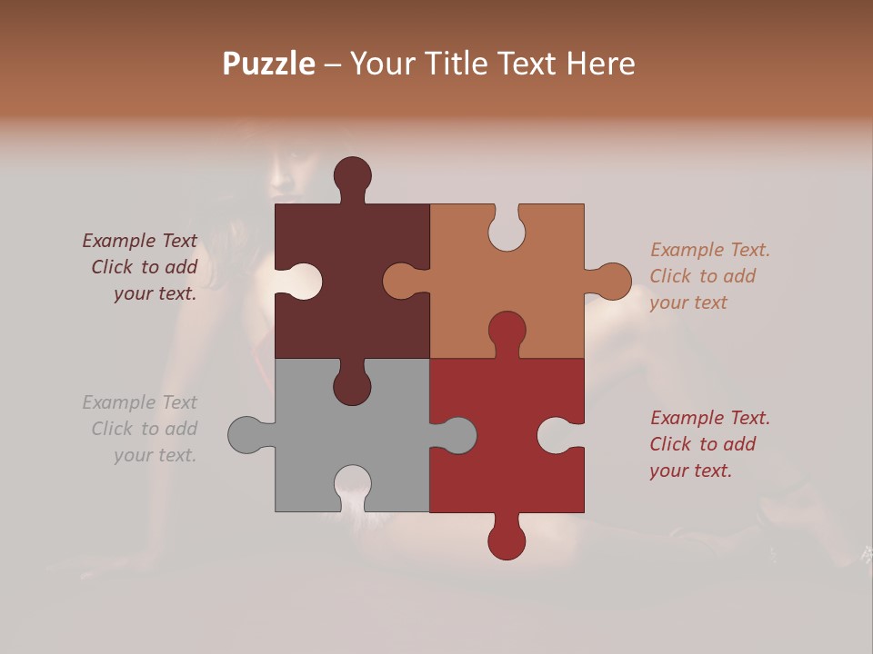 Santa Girl PowerPoint Template