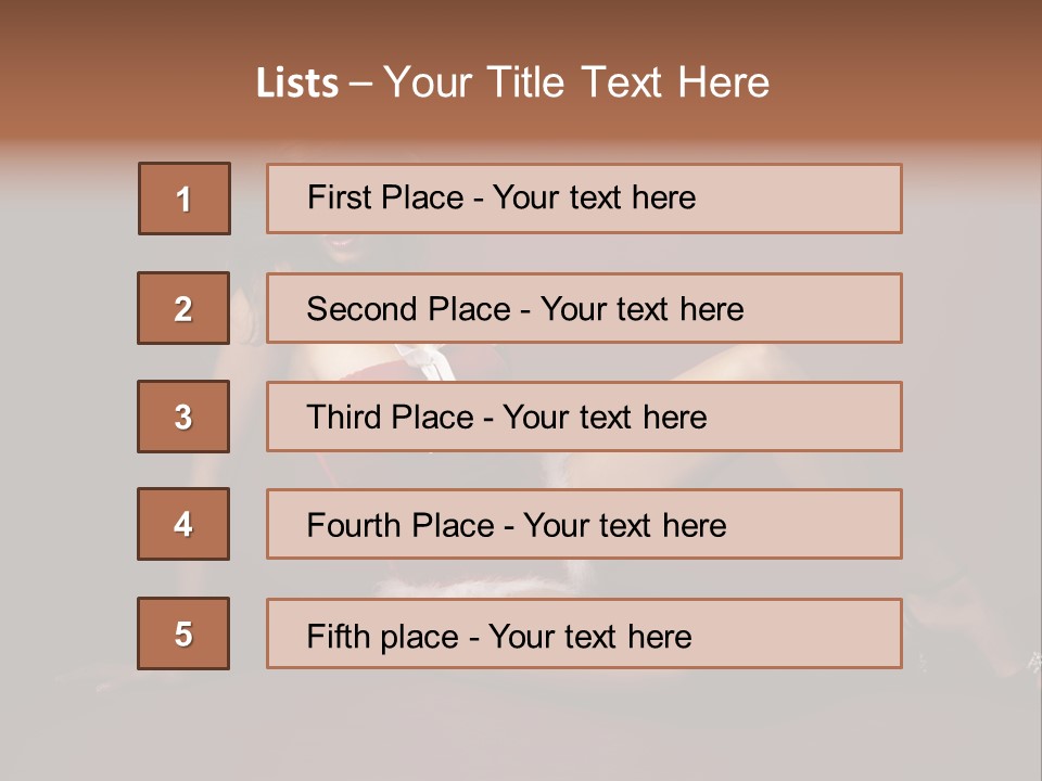Santa Girl PowerPoint Template