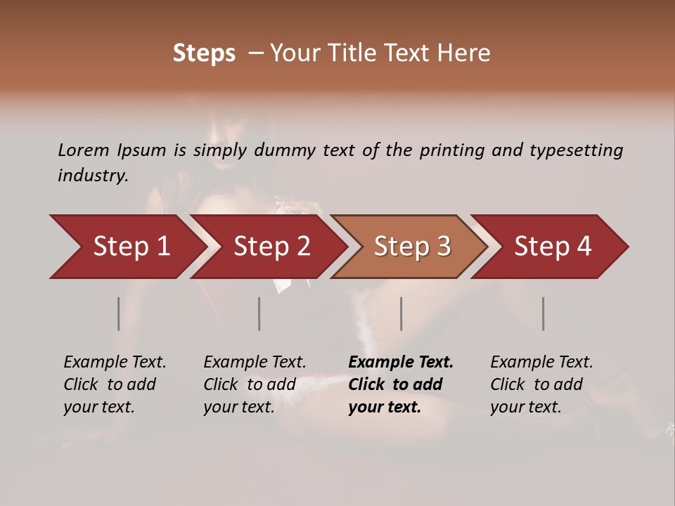 Santa Girl PowerPoint Template