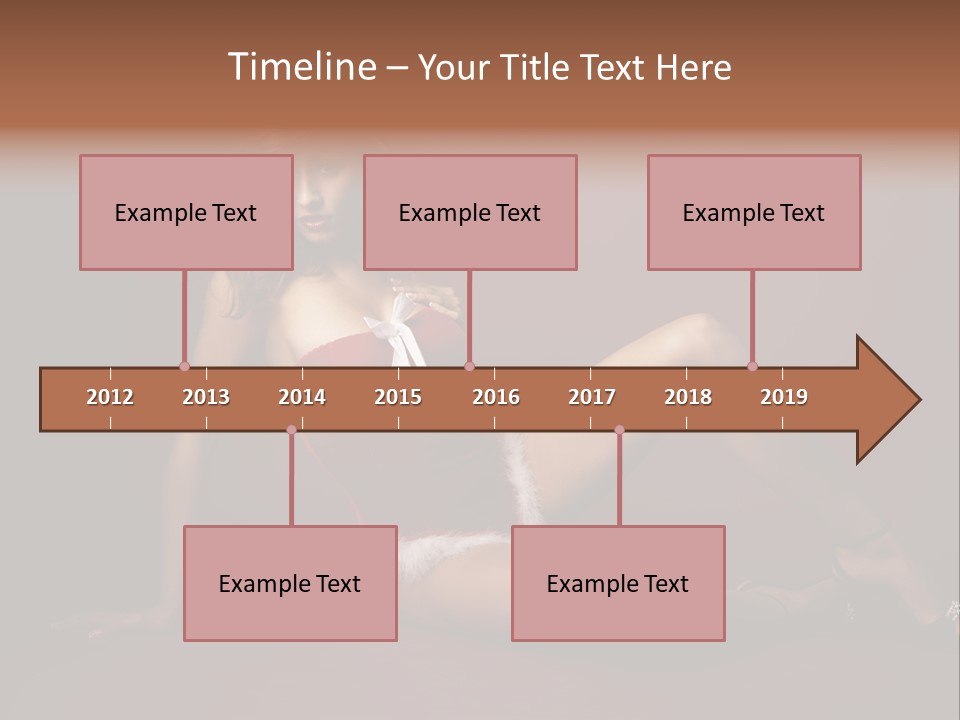 Santa Girl PowerPoint Template