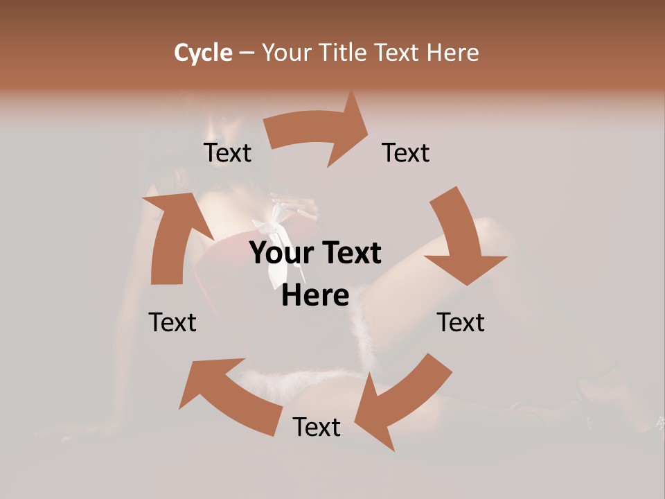 Santa Girl PowerPoint Template