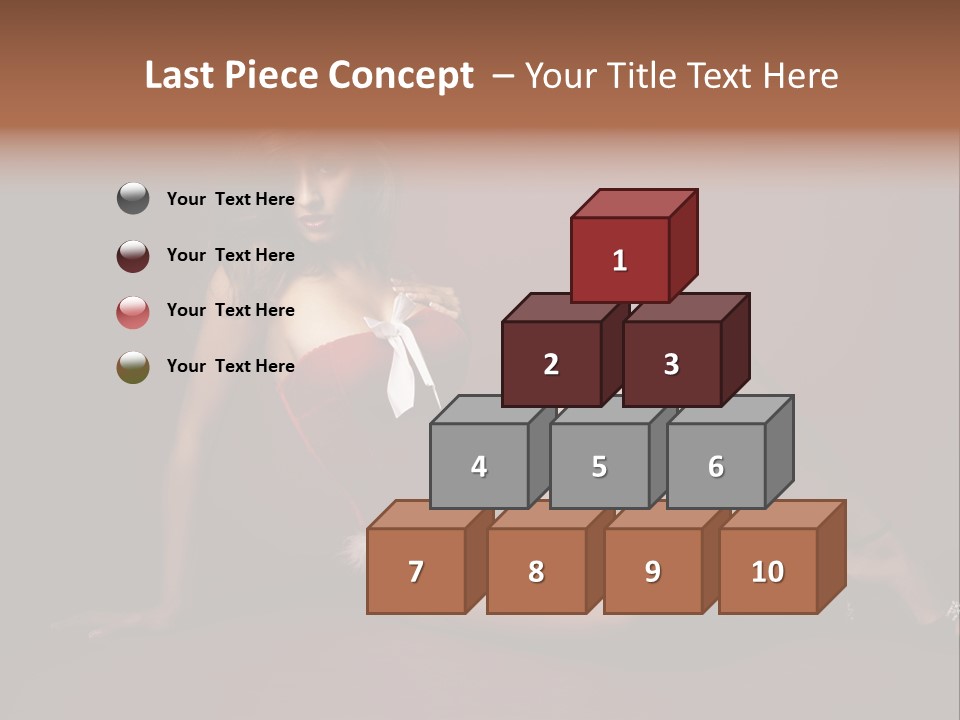 Santa Girl PowerPoint Template