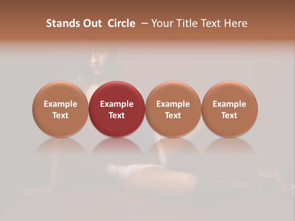 Santa Girl PowerPoint Template