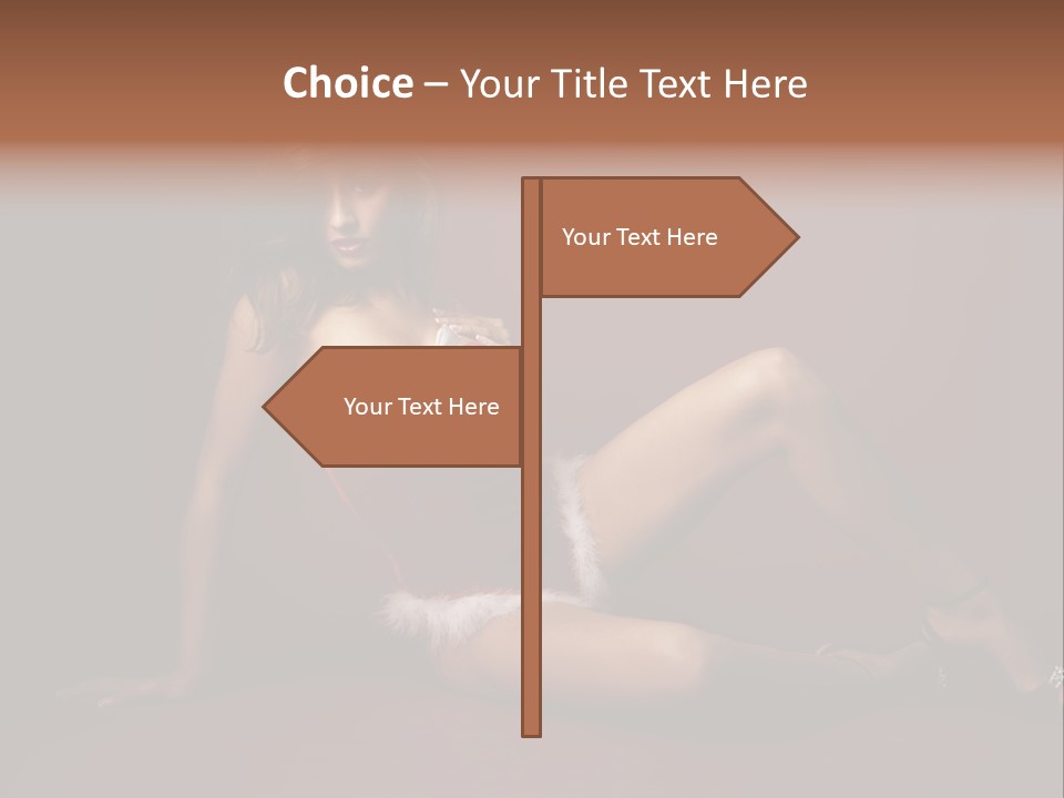 Santa Girl PowerPoint Template