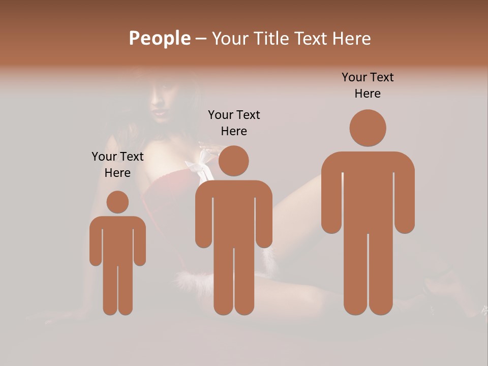 Santa Girl PowerPoint Template