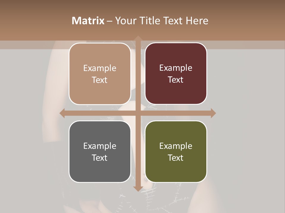 Catwoman Body Paint PowerPoint Template