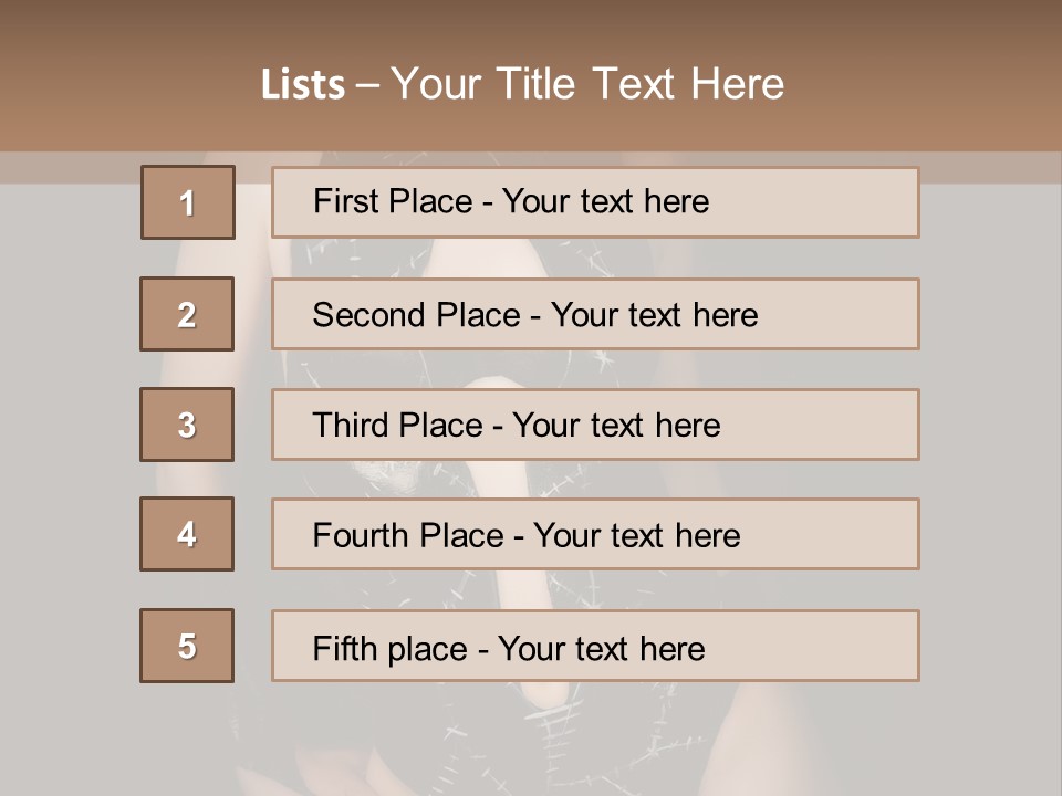 Catwoman Body Paint PowerPoint Template