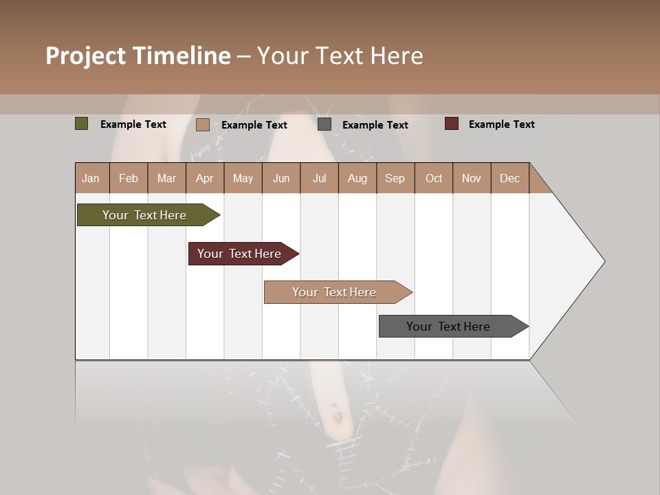 Catwoman Body Paint PowerPoint Template