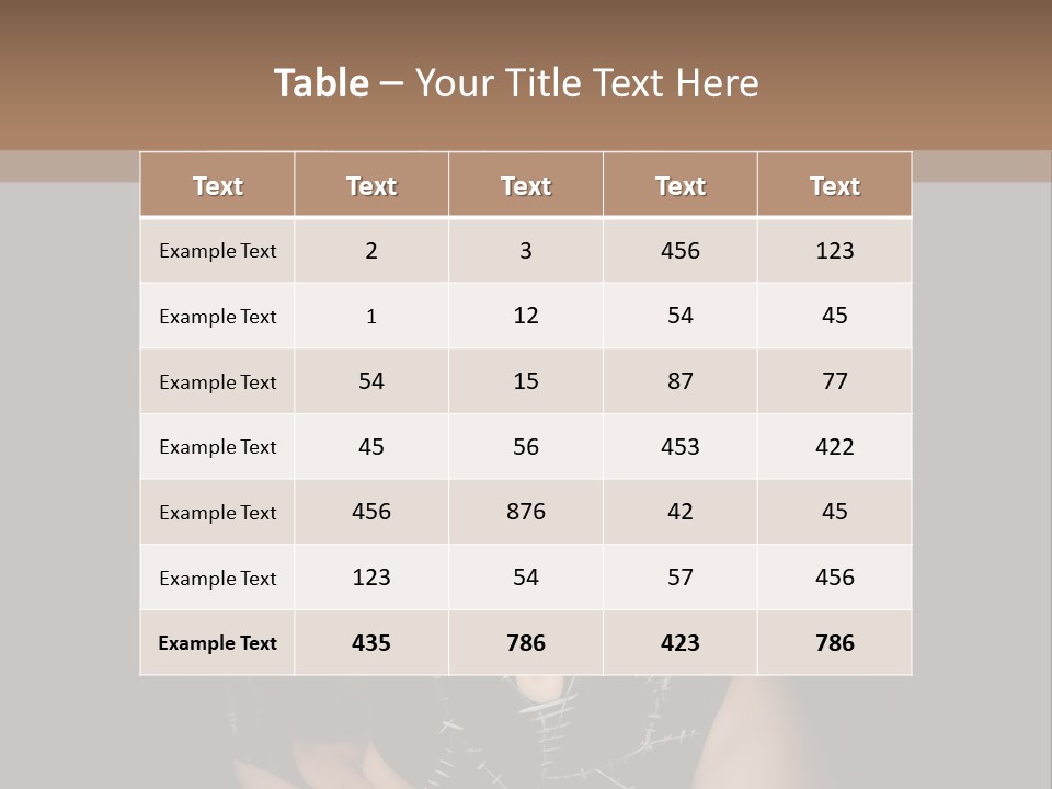 Catwoman Body Paint PowerPoint Template