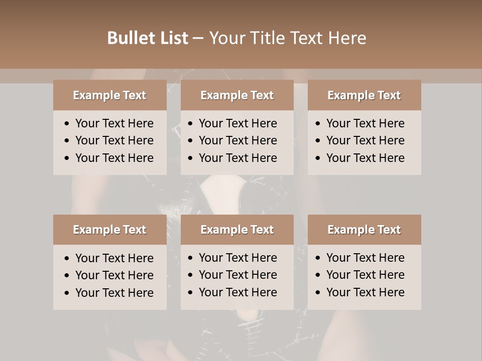 Catwoman Body Paint PowerPoint Template