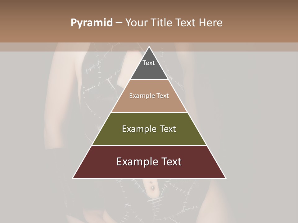 Catwoman Body Paint PowerPoint Template