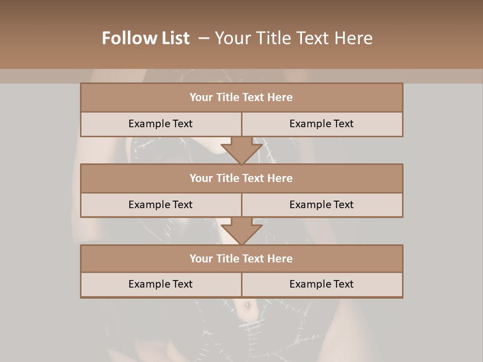 Catwoman Body Paint PowerPoint Template