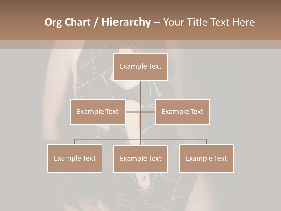 Catwoman Body Paint PowerPoint Template