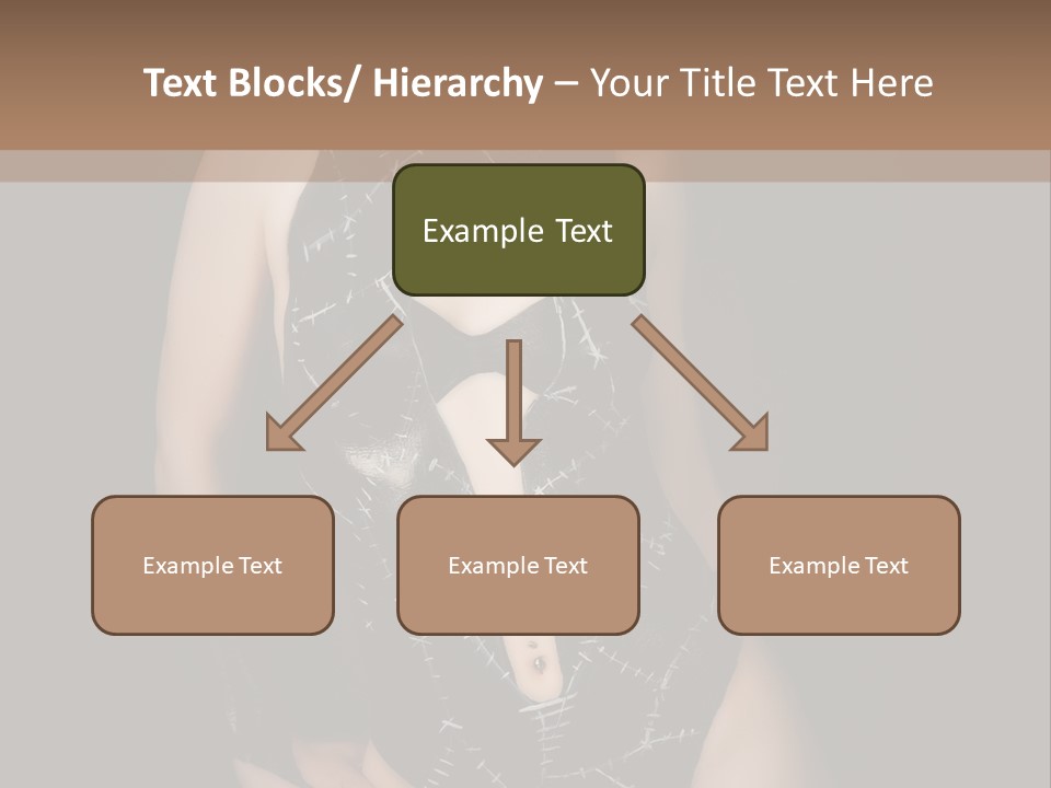 Catwoman Body Paint PowerPoint Template