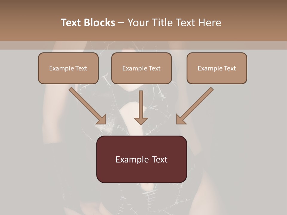 Catwoman Body Paint PowerPoint Template