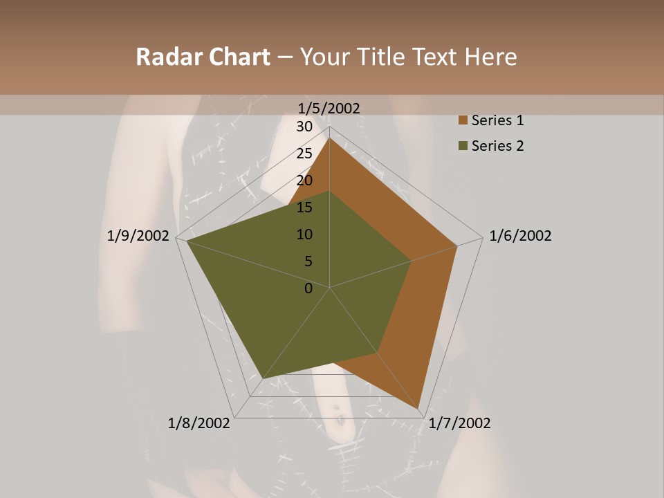 Catwoman Body Paint PowerPoint Template