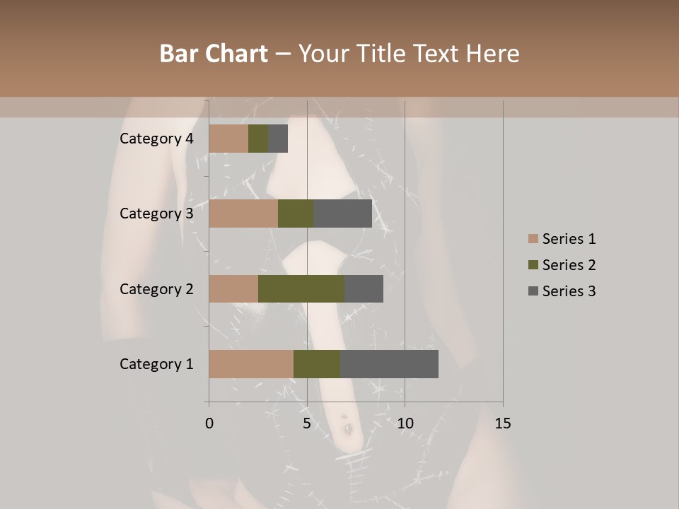 Catwoman Body Paint PowerPoint Template