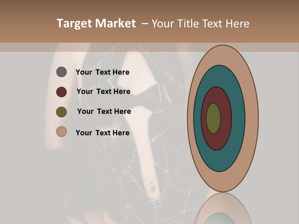 Catwoman Body Paint PowerPoint Template