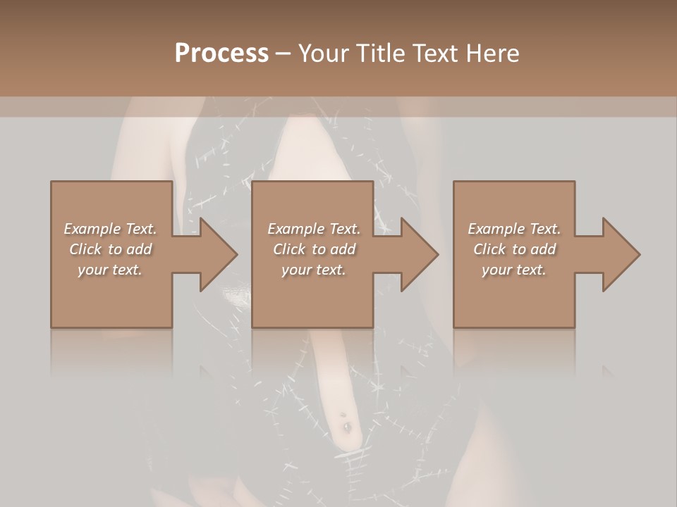 Catwoman Body Paint PowerPoint Template