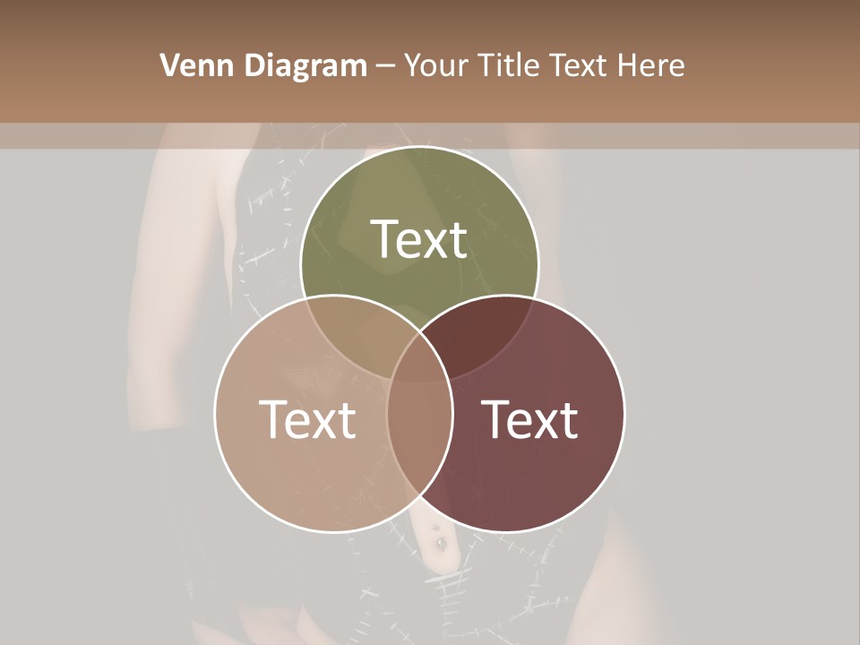 Catwoman Body Paint PowerPoint Template