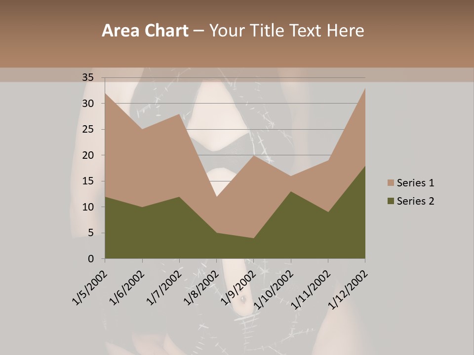 Catwoman Body Paint PowerPoint Template