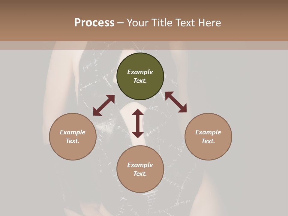 Catwoman Body Paint PowerPoint Template