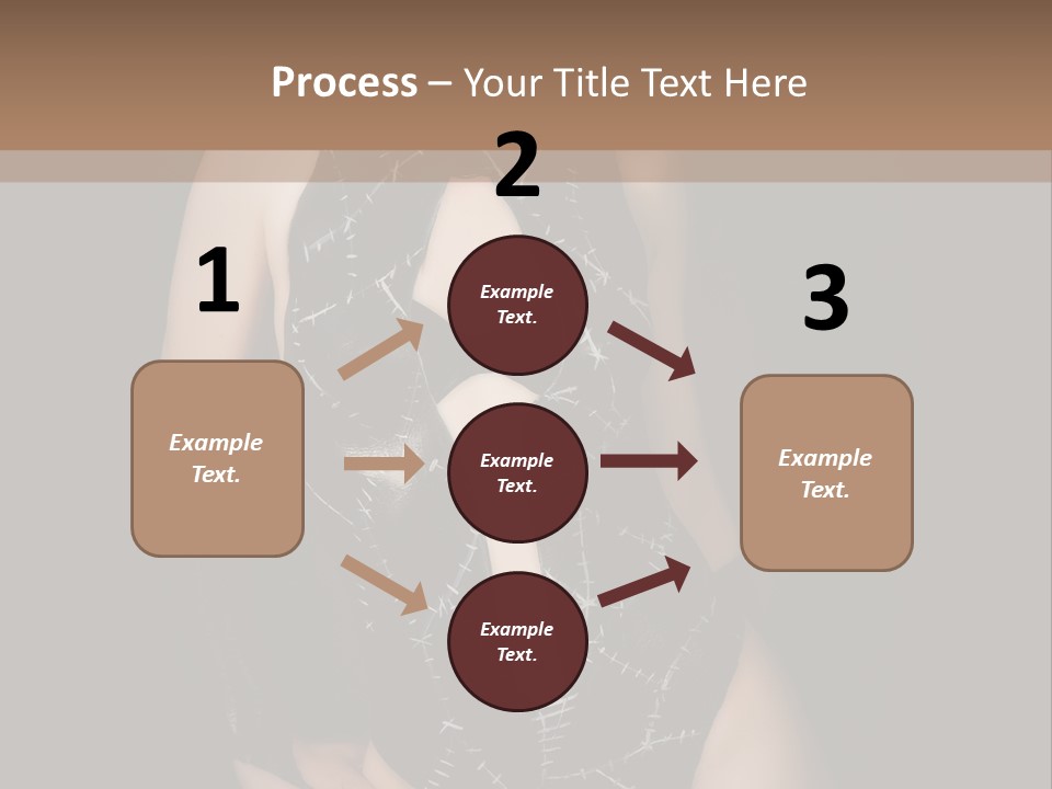 Catwoman Body Paint PowerPoint Template