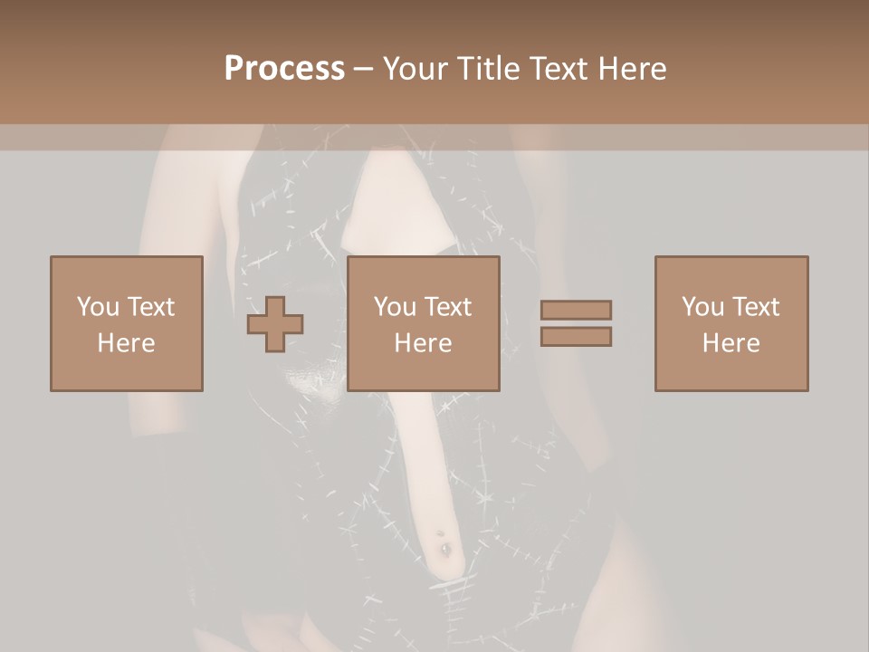 Catwoman Body Paint PowerPoint Template