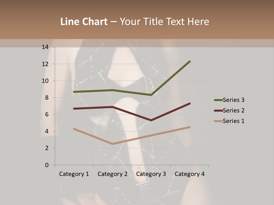 Catwoman Body Paint PowerPoint Template