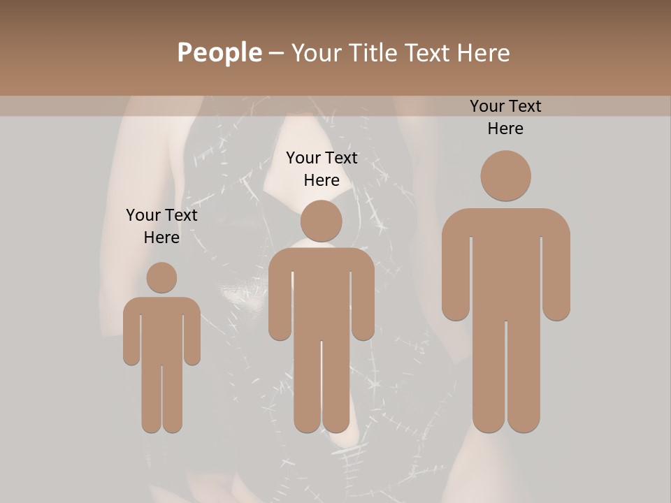 Catwoman Body Paint PowerPoint Template