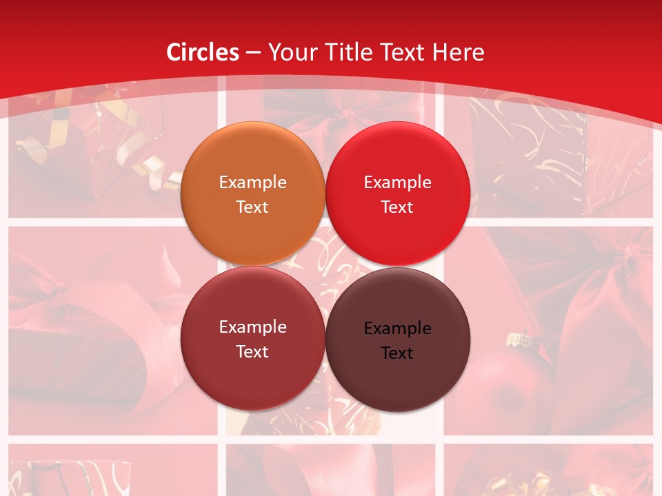 Collection Ribbon Valentine PowerPoint Template