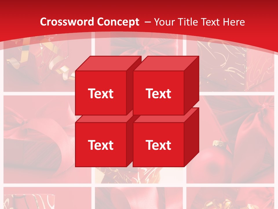 Collection Ribbon Valentine PowerPoint Template