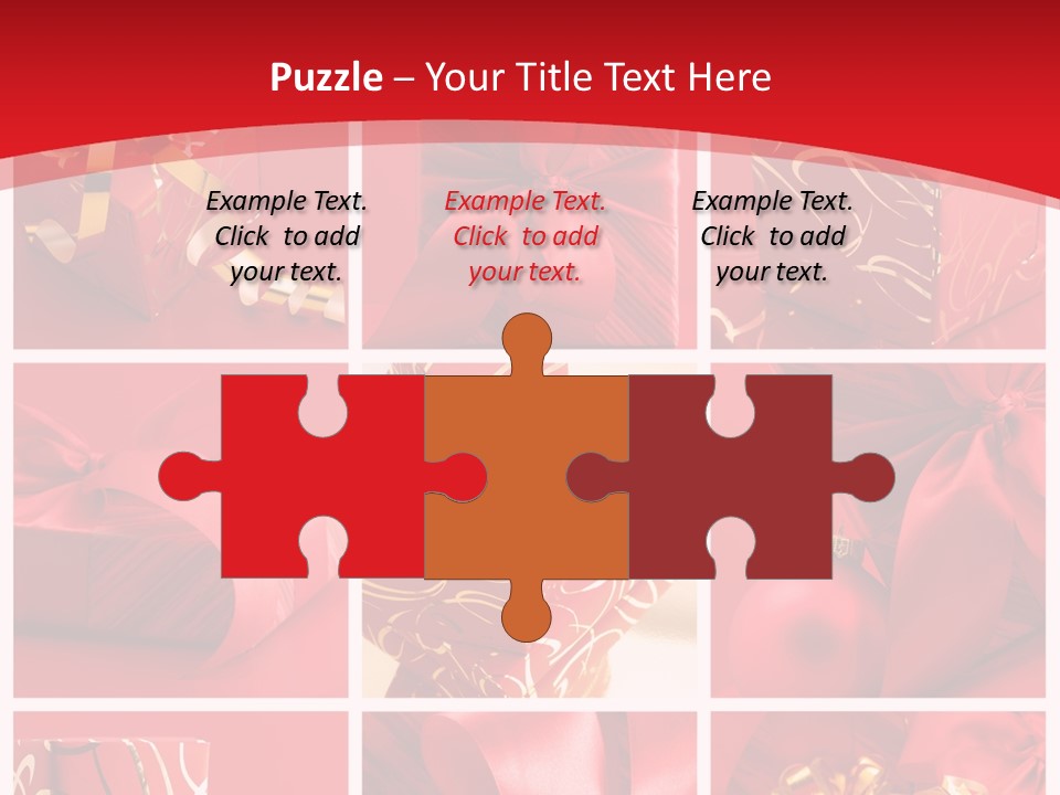 Collection Ribbon Valentine PowerPoint Template