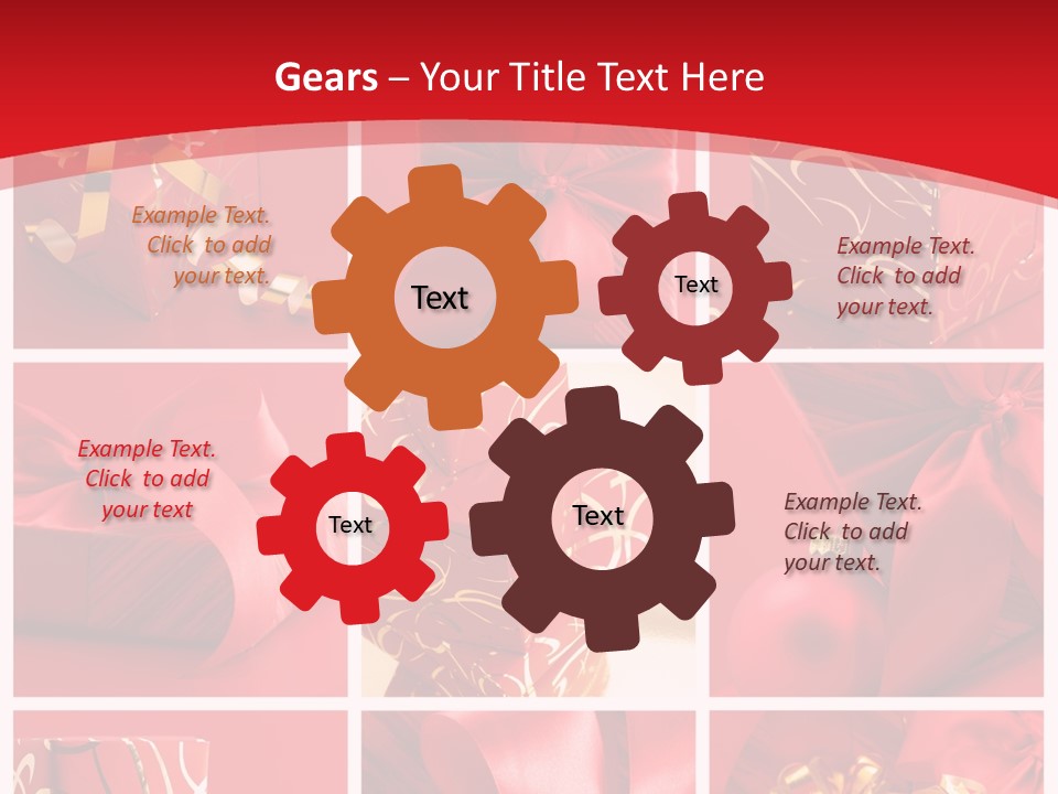 Collection Ribbon Valentine PowerPoint Template