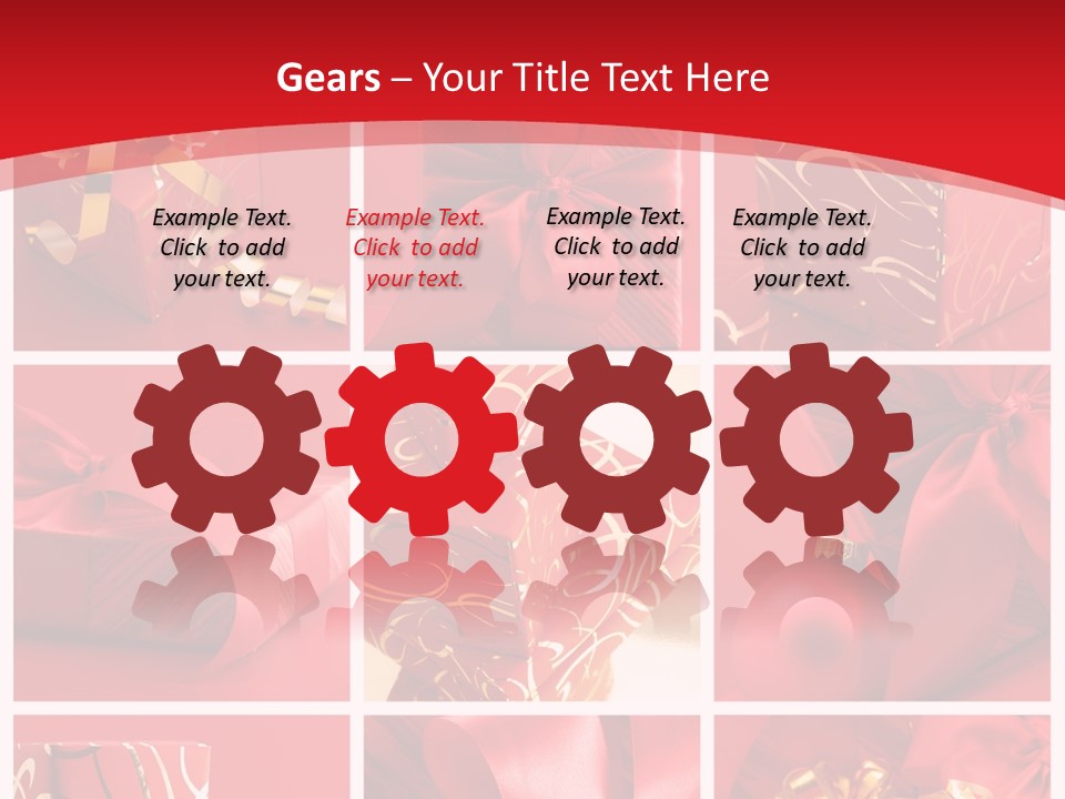 Collection Ribbon Valentine PowerPoint Template