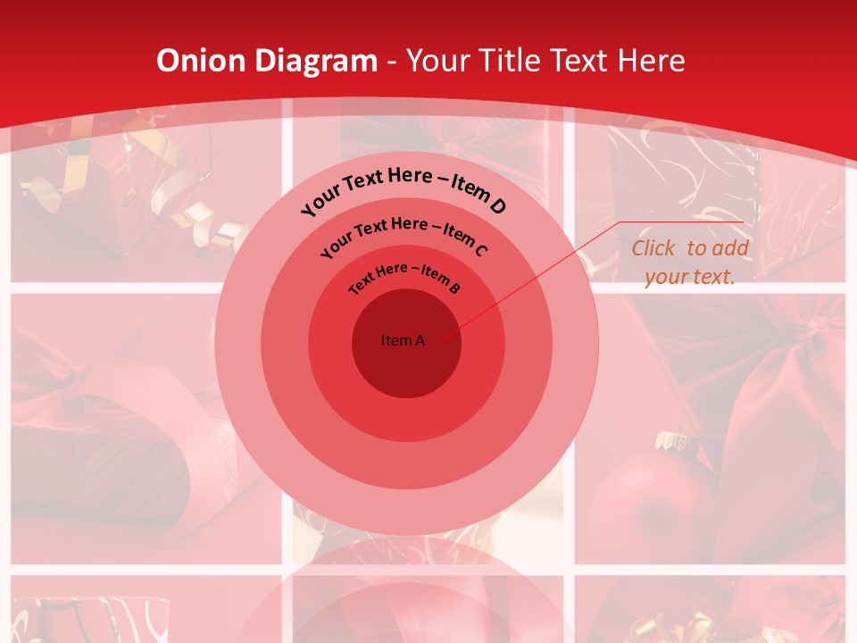 Collection Ribbon Valentine PowerPoint Template