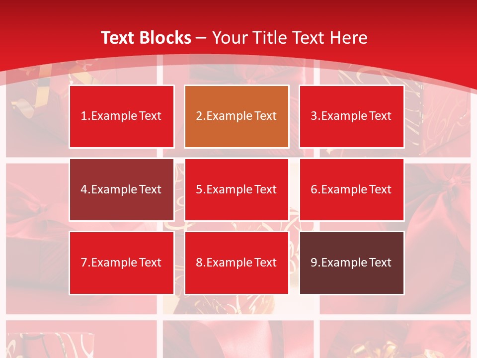 Collection Ribbon Valentine PowerPoint Template