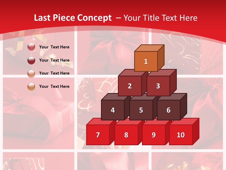 Collection Ribbon Valentine PowerPoint Template